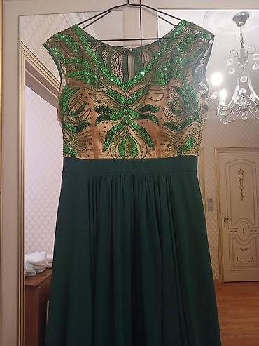 Ziyafət donları: 1) Bəzəkli yaxalı maxi don - Rəng: tünd bənövşəyi - Model: qolsuz — 18