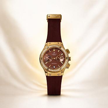 Наручные часы: Hublot Genève xronoqraf saat kolleksiyası - Korpus: parlaq cilalanmış — 1