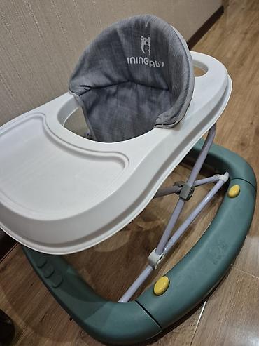 Детские ходунки: Ходунки для малышей INING BABY - Конструкция на колёсах с широкой — 2