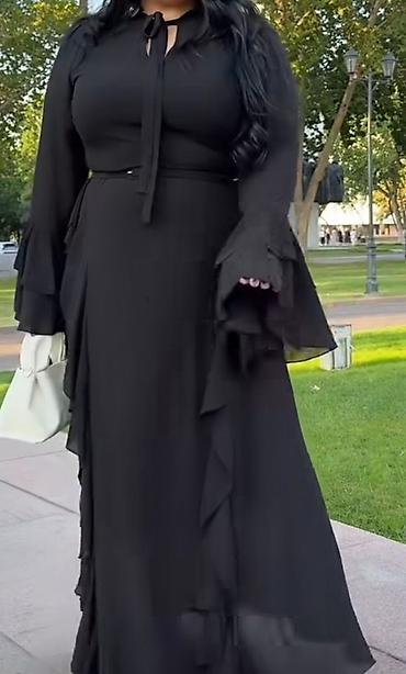 платье бальные: 🖤 Продаю чёрное платье ✨ Размер: 50 👗 Состояние: отличное, надевала — 1