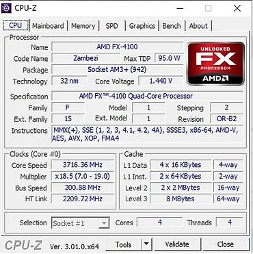 fx 4100: Материнская плата для ПК, Б/у, Asus, AM3+, Micro-ATX — 3
