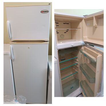 brita su temizleyen filtr: Elekta iki qapılı soyuducu - Üst hissədə dondurucu bölmə, mexaniki