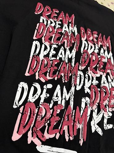 dream: Футболка оверсайз с принтом на спине - Материал: 100% хлопок (мягкое — 5