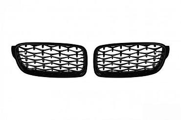 b kategorija cena: DIAMOND MASKE BUBREZI RESETKE GRILOVI BMW 3 F30 - CRNI LAK | DIAMOND — 3