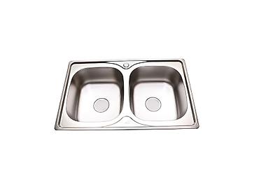 №: 10961 Məhsulun adı: Mətbəx çanağı Çift göz 800x500x200 mm Çin 2-li
