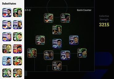 İncəsənət və kolleksiyalar: EFootball hesabı – güclü komanda quruluşu - Diziliş: 4-3-1-2 - — 2