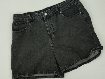 woskowane spodnie z wysokim stanem h m: Shorts for women, size 2XL (EU 44)