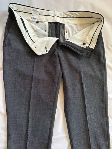 Pantalone: WOOLMARK BLEND - Nikad obučene muške elegantne/poslovne pantalone — 10