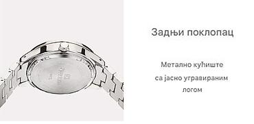 Ručni satovi: Nov ženski sat od nerdjajućeg čelika. Kvarcni mehanizam, ima datum — 7