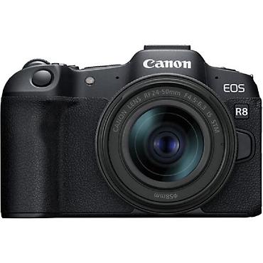 ve box: Canon EOS R8 + RF 24–50 IS STM Lens Yüngül, kompakt və çox yönlü tam — 1