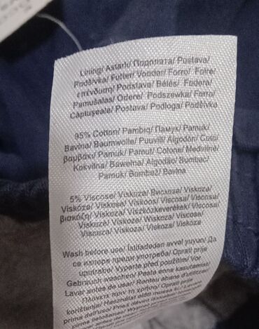 Pantalone: 128-134, bоја - Tamnoplava — 8