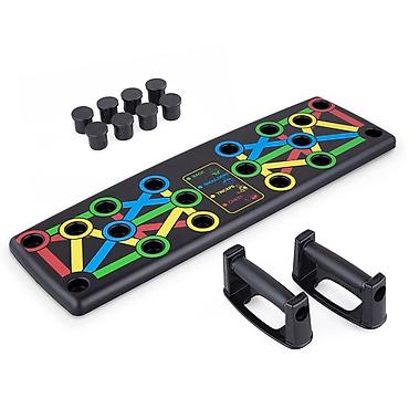 Спорт и отдых: Доска для отжиманий 14в1 упор для отжиманий Push Up Rack Board Упор — 2