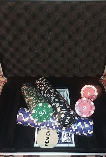 İdman oyunları: Poker dəsti.200 fiş(Professional),2 dəst kart,5 oyun zəri — 2