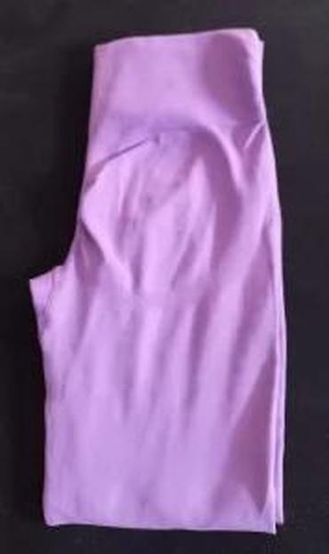 Helanke, biciklistički šortsevi: Ženske sportske helanke – ljubičaste - Model: visok struk sa širokim — 15