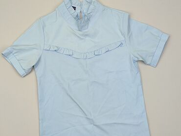 błękitne bluzki damskie: Blouse, S (EU 36), condition - Very good
