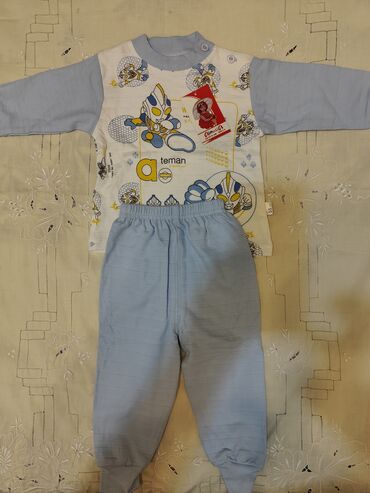 одежды для новорожденных: Комплект, түсү - Көгүлтүр, Жаңы