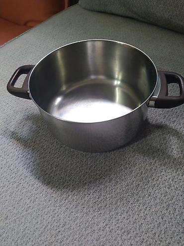 cotex posteljine: Set inox posuđa 18/10 – lonci i šerpe sa poklopcem korisceni par puta — 10