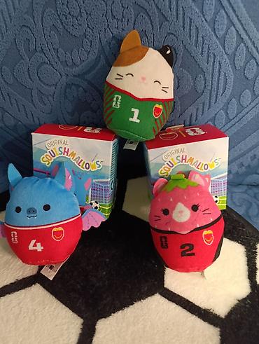 Yumşaq oyuncaqlar: Original Squishmallows mini kolleksiyası – futbol mövzusunda! - 3 — 1