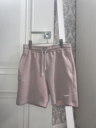 женские джинсовые шорты с гипюром: Шорты M (EU 38), цвет - Розовый