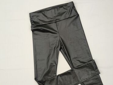 Kobiety: Legginsy Ze skóry ekologicznej damskie, rozmiar S