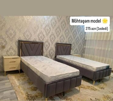 Çarpayılar: Yeni, Təknəfərlik çarpayı, Bazasız, Matras ilə, Siyirməsiz, Azərbaycan — 15