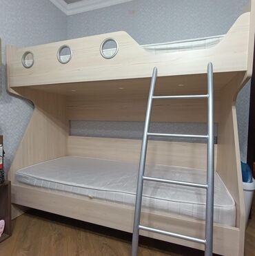 Otaq bitkiləri: Oğlan və qız üçün, Çarpayı, Matras ilə, Siyirməsiz, MDF