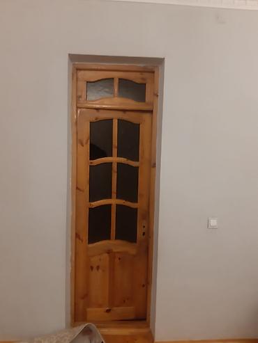 barometr nədir: Taxta şüşəli otaq qapıları - Material: təbii ağac (şam tonlarında) — 3