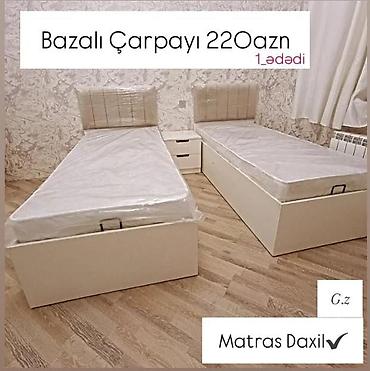acilan carpayi: Yeni, Təknəfərlik çarpayı, Bazalı, Matras ilə, Siyirməsiz — 1