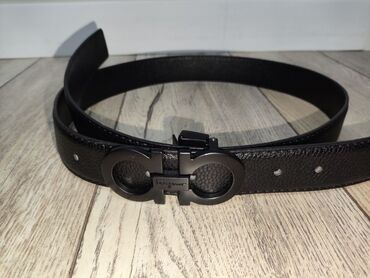 ремень офицерский: Ремень, Salvatore Ferragamo, Материал: Натуральная кожа, Унисекс, Новый