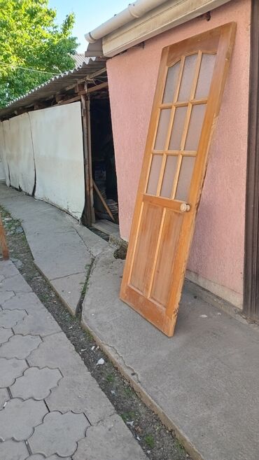 Межкомнатные двери: Дверь с окнами, Б/у, 200 *70, Самовывоз