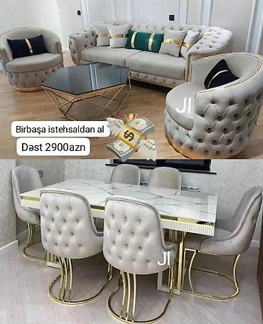 hava divanı: Divan və masa dəstləri — 1