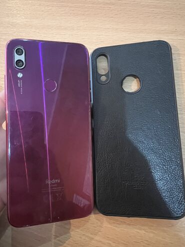 арзан телефон ош: Redmi, Redmi Note 7, Колдонулган, 64 ГБ, түсү - Кызыл, 2 SIM