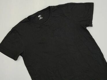 Koszule: Podkoszulka, 3XL (EU 46), stan - Bardzo dobry, wzór - Jednolity kolor, kolor - Czarny