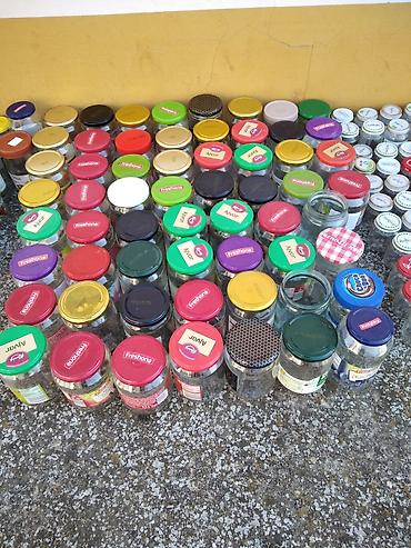 Ostalo posuđe: Razne tegle, teglice, false, flasice-razlicite gramaze. Sve cisto I sa — 9