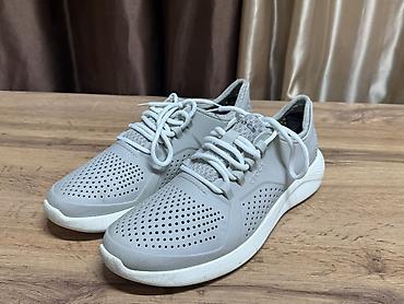 секонд: Мужские кроссовки, 42, 42.5, Crocs, Б/у, цвет - Серый, Самовывоз — 2