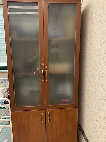 masaüstü ofis seti: Ofis mebelləri dəsti Tərkib: - İş masası: klassik düzbucaqlı forma — 1