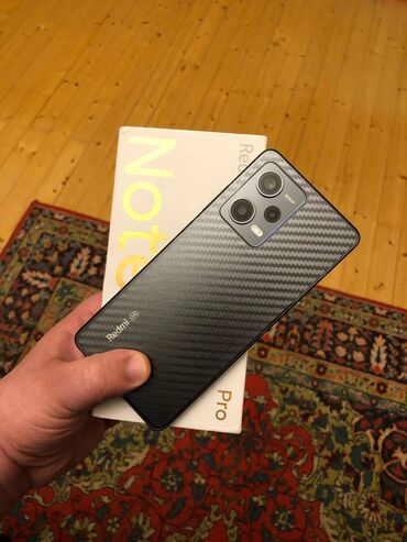 Xiaomi: Xiaomi Redmi Note 12 Pro 5G, 256 GB, rəng - Qara, 
 Zəmanət, Sensor, Barmaq izi
