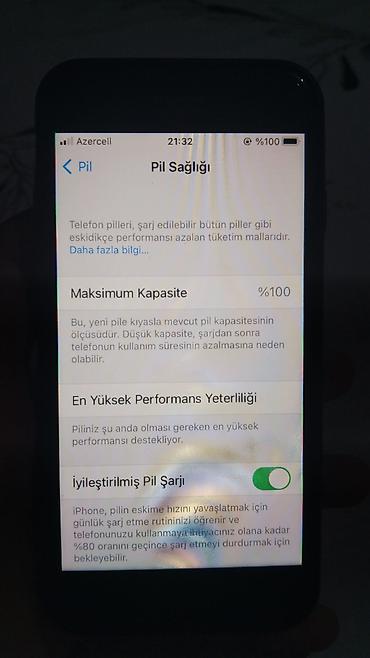Apple iPhone: IPhone 7, 128 GB, Qara, Barmaq izi — 8
