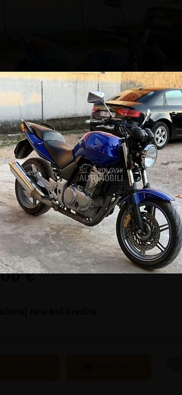 Honda: Honda CB500 – klasični naked, plava metalik - Motor: redni — 6