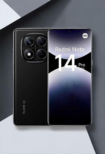 p smart: Redmi, Redmi Note 14 Pro, Б/у, 256 ГБ, цвет - Черный, 2 SIM — 2