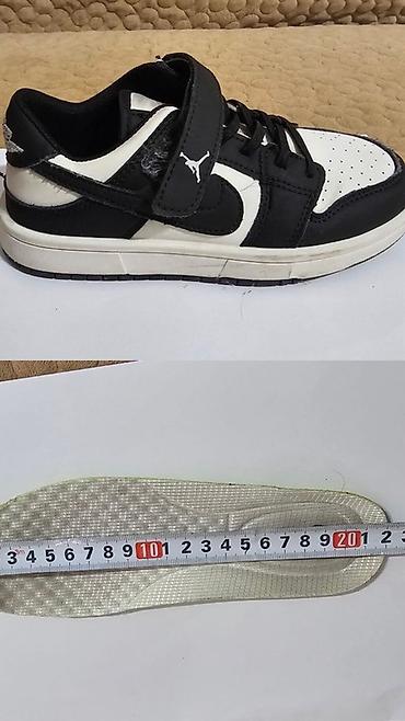 jordan 39: Детские кроссовки в чёрно‑белой расцветке. - Низкий профиль — 1