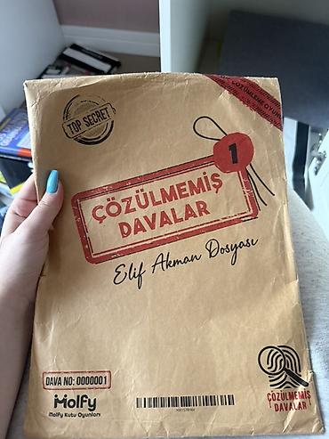 oyun alanı: Molfy “Çözülməmiş Davalar – 1: Elif Akman Dosyası” stolüstü dedektiv — 1