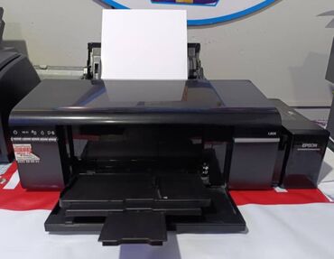 мини фото принтер: Фотопринтер Epson L805 в черном корпусе. Модель оснащена встроенной