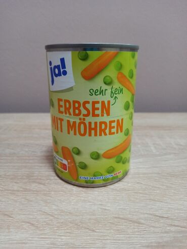 Oil, canned goods: Povrce za corbu u konzervi 
265 g
Komad 100 din