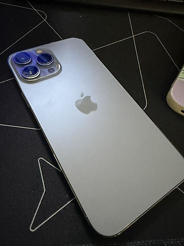 goggle pixel: IPhone 13 Pro Max, Б/у, 256 ГБ, Sierra Blue, Чехол, 76 % — 2