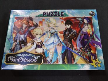 Учебная литература: Genshin Impact oyunu ucun puzzle 260eded parca Genshin Impact oyunu