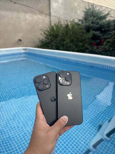 купить бу телевизор в бишкеке: IPhone 16 Pro, Б/у, 256 ГБ, Black Titanium, Зарядное устройство, Коробка, 100 %