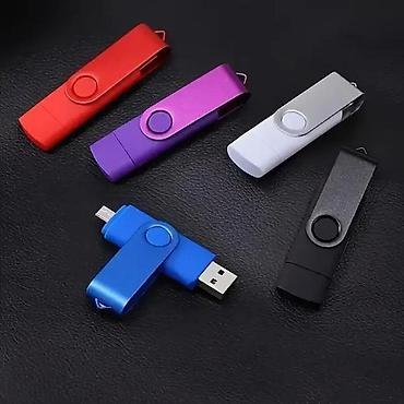 Hard diskovi, eksterni diskovi: USB flash memorija(dvostruki-USB i C ulaz) 128MB NOVO. DUALNA FLEŠ — 9