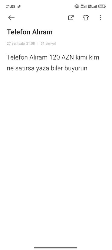 ремонт домашних телефонов на дому: Xidmət: Telefon alışı Mətnə əsasən axtarılan: 120 AZN-ə kimi satılan