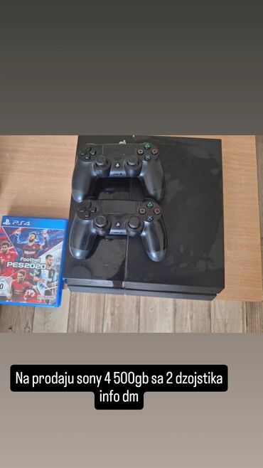 mašine za mlevenje mesa na struju cene: Sony 4 500gb uz njega 2 orginalna dzojstika igrica pes 2020 na disku i
